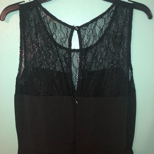 Charlotte Russe Black Romper